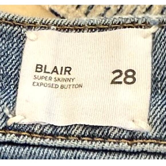 Hudson Blair High‎ Rise Jean Pants - Size 28 - Picture 5 of 5